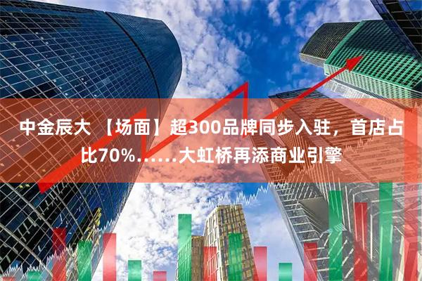 中金辰大 【场面】超300品牌同步入驻，首店占比70%……大虹桥再添商业引擎